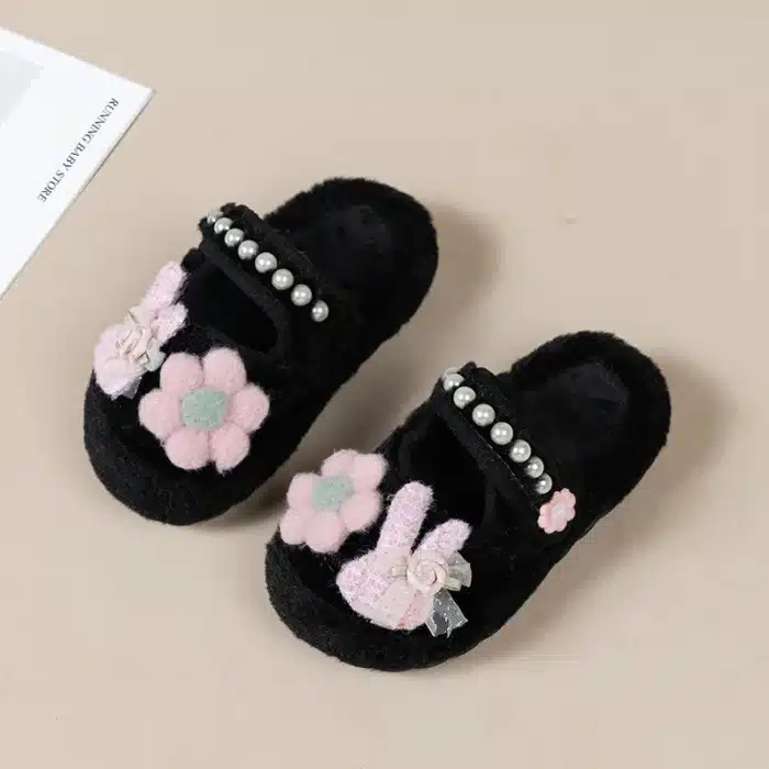 Chaussons Fleurs Enfant 4