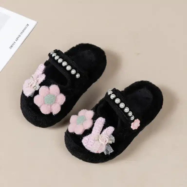 Chaussons Fleurs Enfant 4