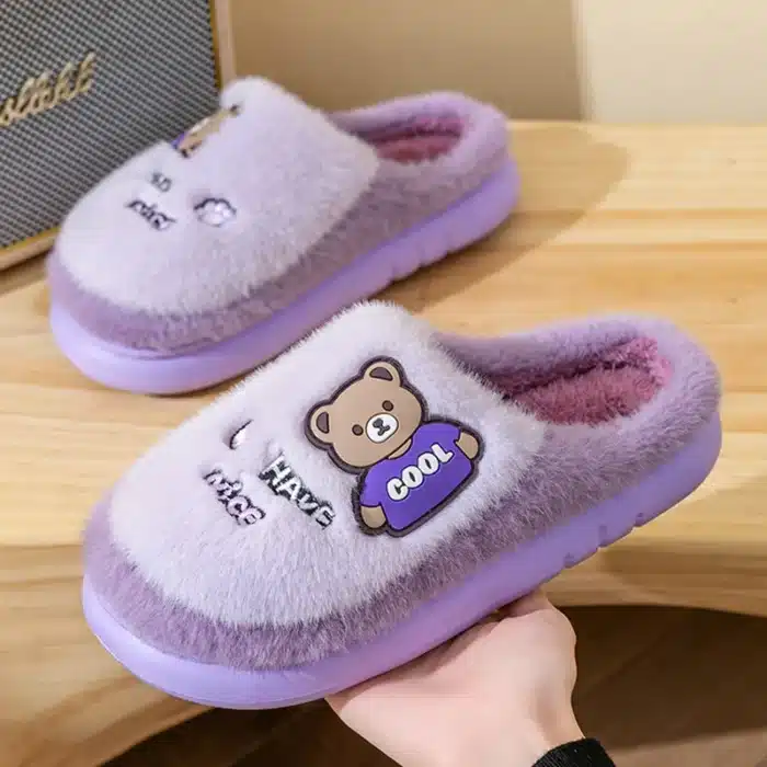 Chaussons Ourson Mignon 1