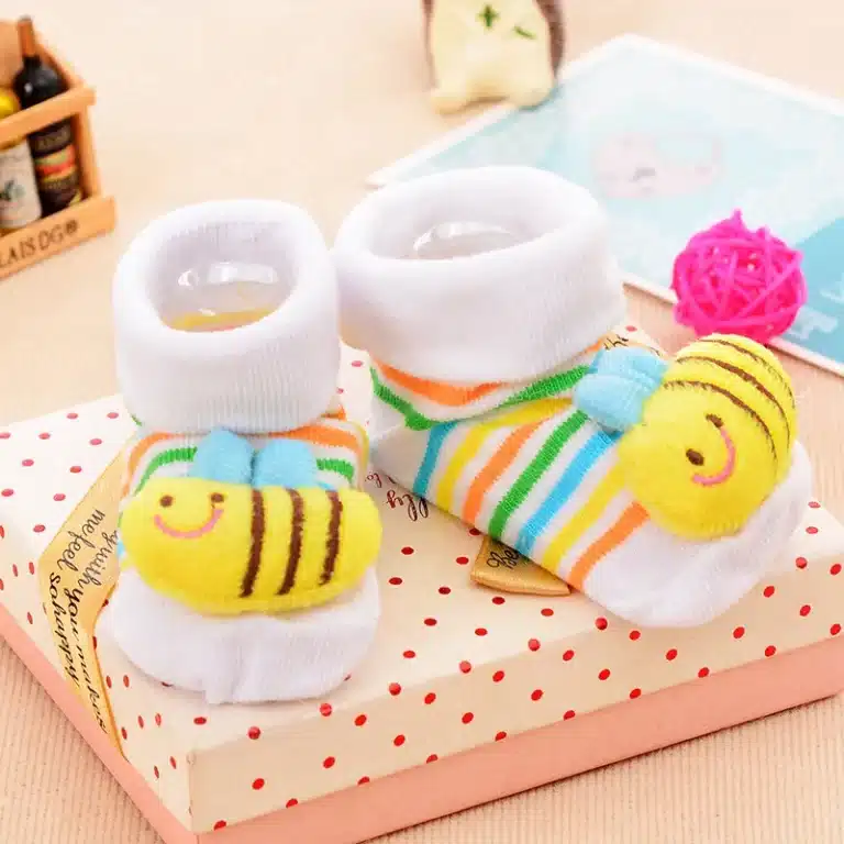 Chaussons Chaussettes Antidérapantes Bébé 4