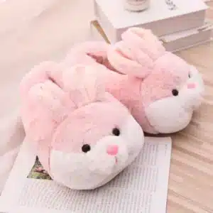 Chaussons Lapin Rose 1