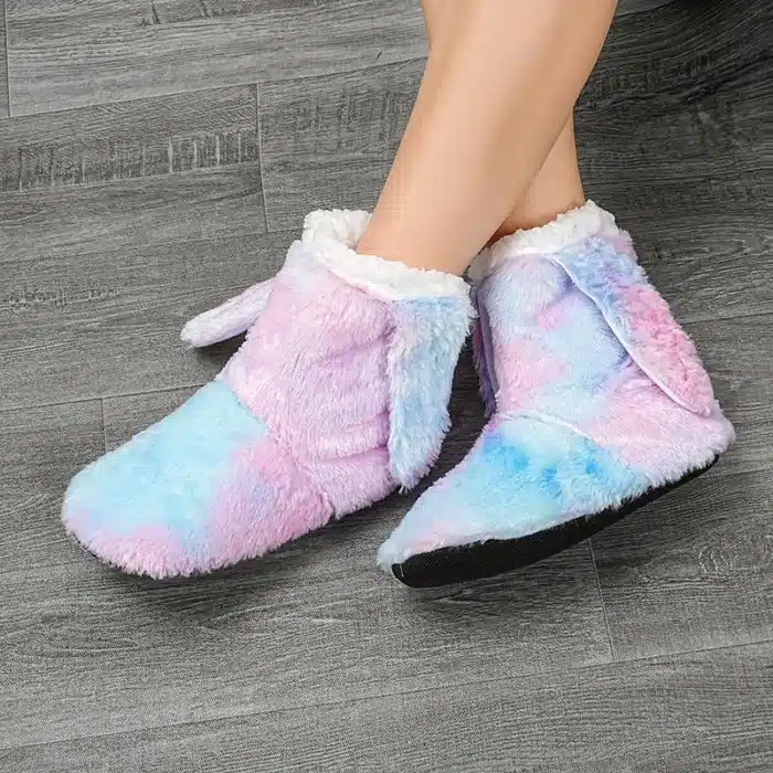 Pantoufles Botte Arc-en-ciel 5