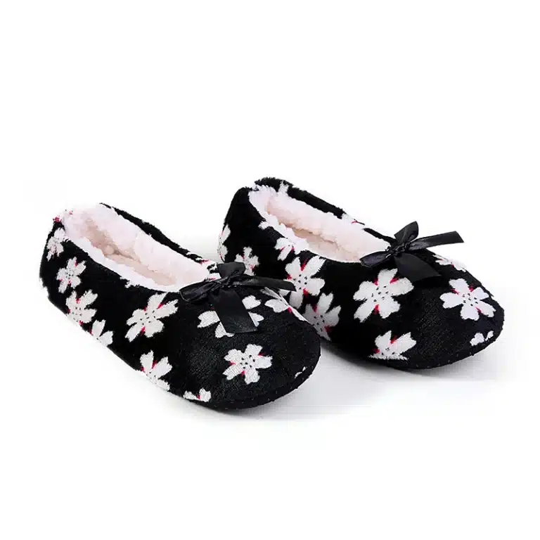 Chaussons Ballerines Noël Flocons 6