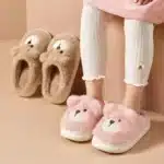 Pantoufle Ourson Mignon Enfant 3