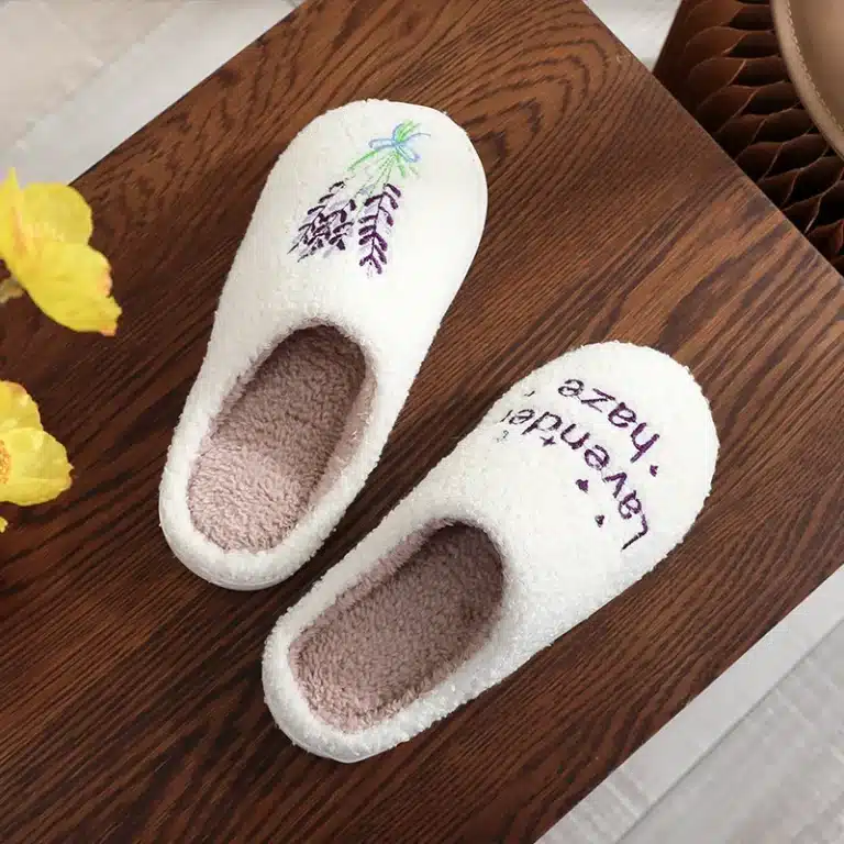 Pantoufles Lavande 3