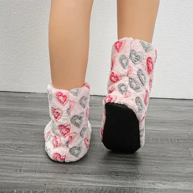 Chaussons Bottes Coeurs 4