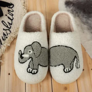 Pantoufles Eléphant Doux 1