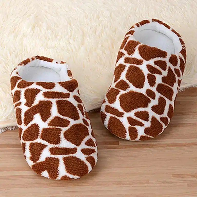 Pantoufles Giraffe 1