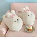 Pantoufles Lapin Joues Gonflées 1