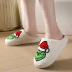 Pantoufles Grinch Noël 2