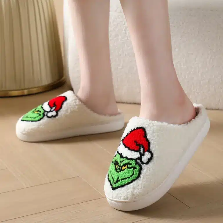 Pantoufles Grinch Noël 2
