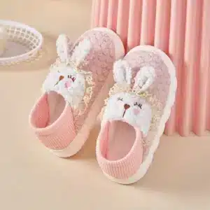 Pantoufles Lapin Semelle Souple 1