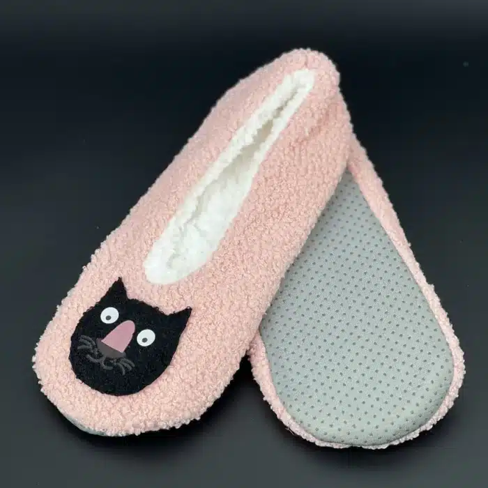 Pantoufles Ballerines Chat Noir 1
