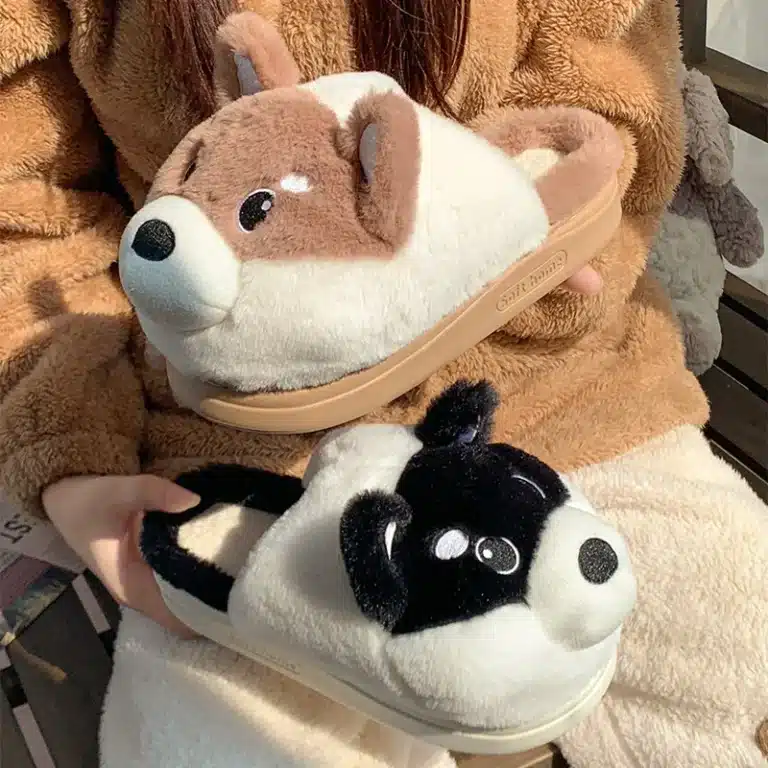 Pantoufles Chien Husky 4
