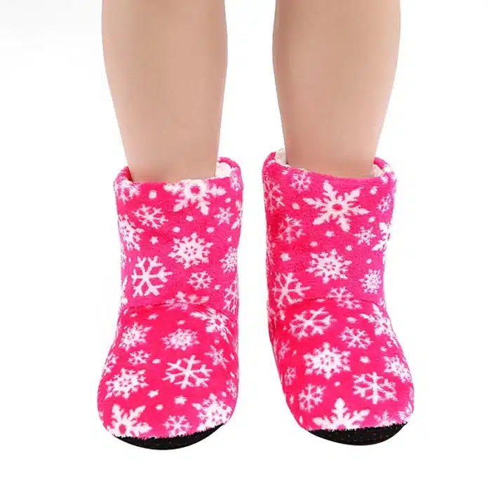 Chaussons Bottes Flocons Noël 2