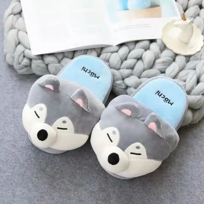 Pantoufles Chien Mignon 3