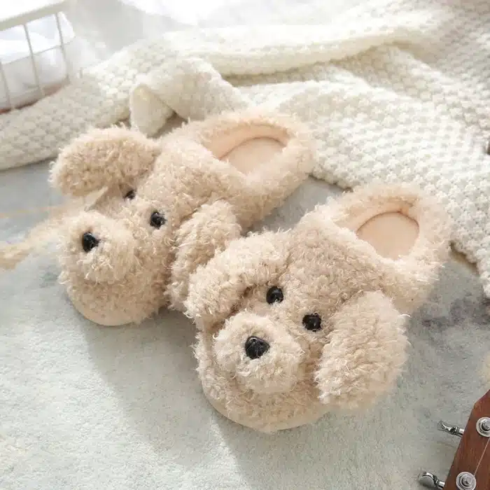 Chausson Chien Peluche 3