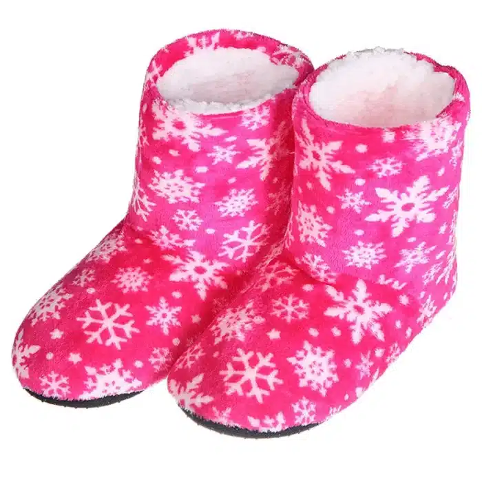 Chaussons Bottes Flocons Noël 6