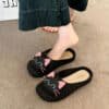 Pantoufles Ballerines Chat Noir