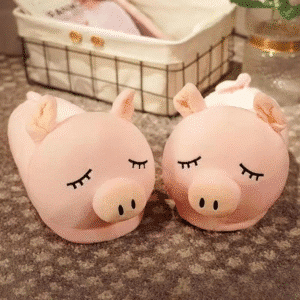 Pantoufles Cochon Endormi