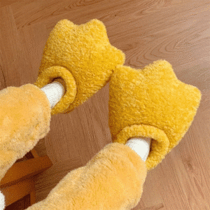 Chausson Patte De Canard En Peluche
