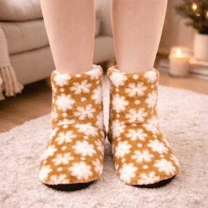 Chaussons Bottes Flocons Noël