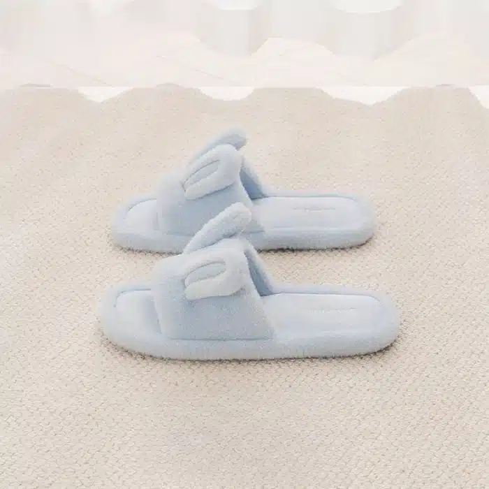 Pantoufles Oreilles De Lapin Semelle Fine 2