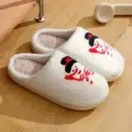 Pantoufles Bonhomme De Neige 5