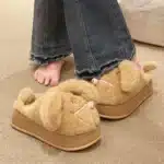 Chaussons Lapin Semelle Epaisse 2