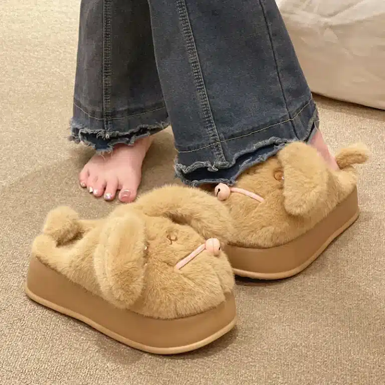 Chaussons Lapin Semelle Epaisse 2