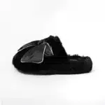 Pantoufles Noeud Satiné 6