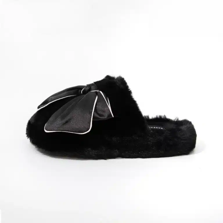 Pantoufles Noeud Satiné 6