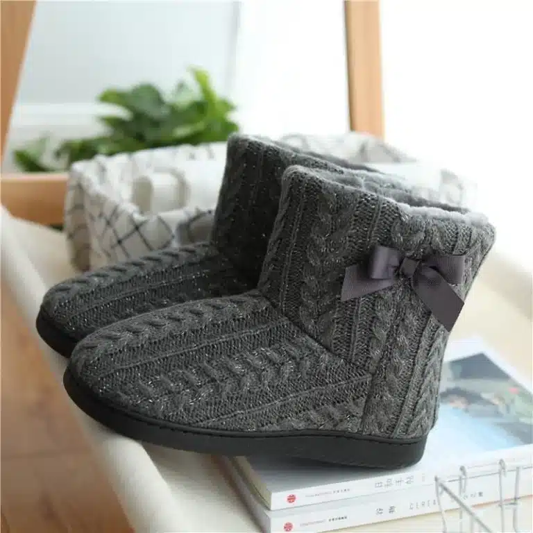 Chausson Botte Tricoté 3