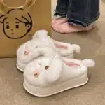 Chaussons Lapin Semelle Epaisse 4