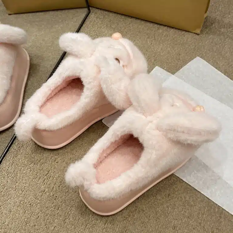 Chaussons Lapin Semelle Epaisse 6