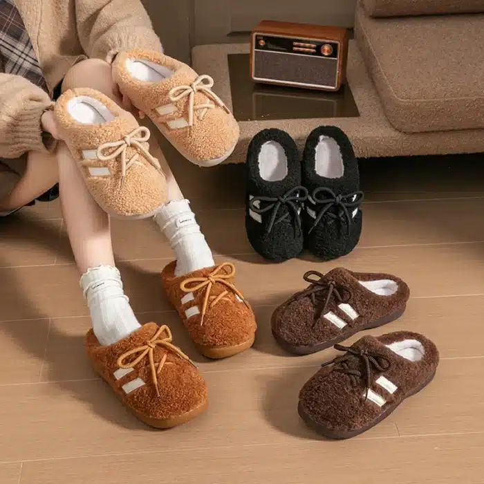 Pantoufles Basket Lacets Femme 1