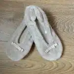 Pantoufle Ballerine Grise 3