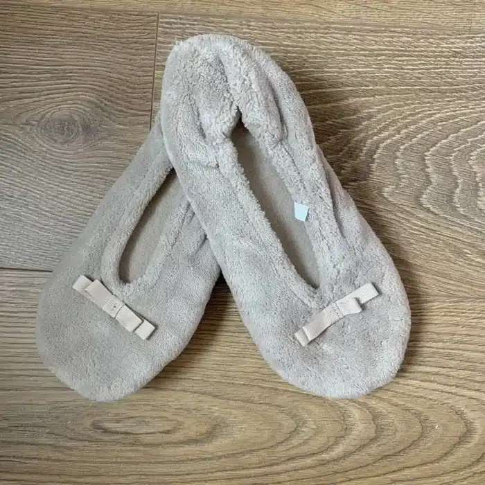 Pantoufle Ballerine Grise 3