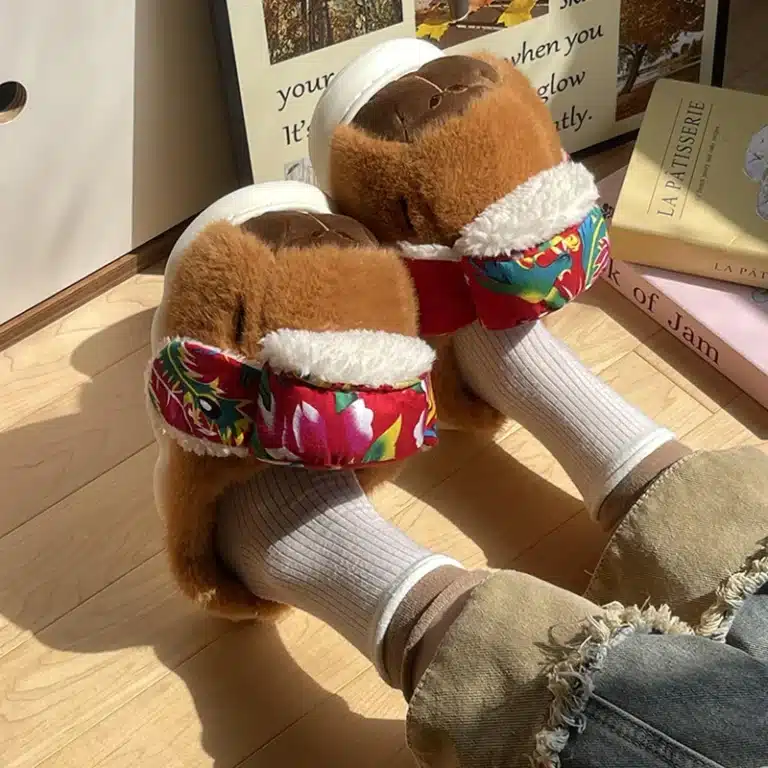 Pantoufles Capybara Chapka 1