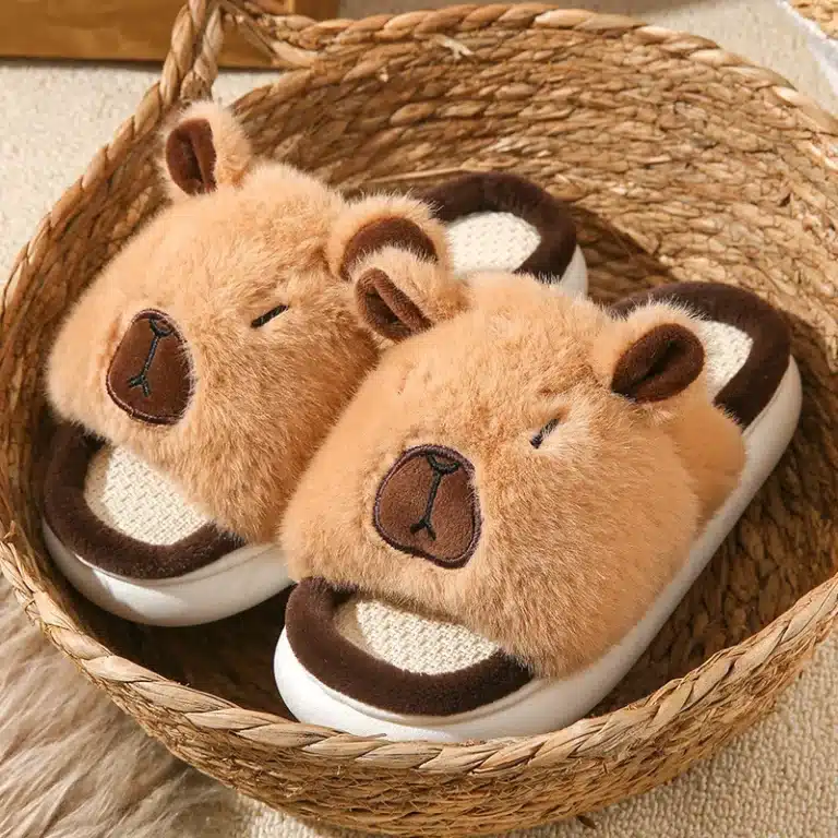 Chausson Capybara Ouvert Semelle Epaisse 2