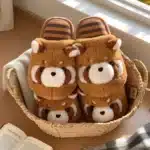 Pantoufle Panda Roux 6