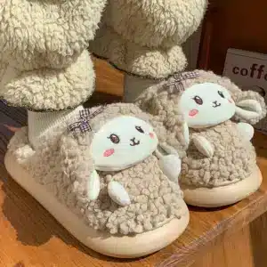 Pantoufle Mouton Peluche 1