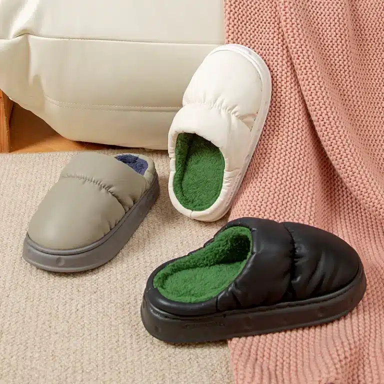 Chausson Doudoune Semelle Epaisse 5