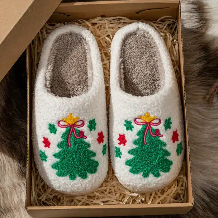 Chaussons Sapin De Noël 1