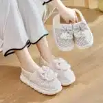 Pantoufles Fermées Avec Noeud 6