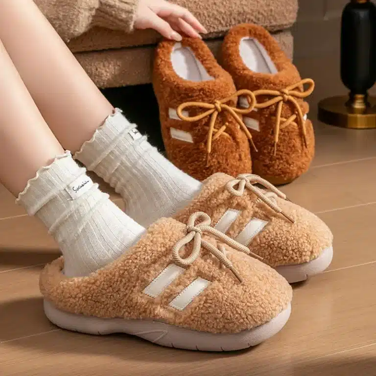 Pantoufles Basket Lacets Femme 3