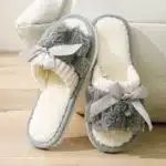 Pantoufles Mules Avec Noeud 3