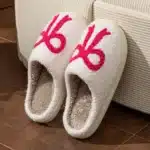 Pantoufle Noeud Rose 2