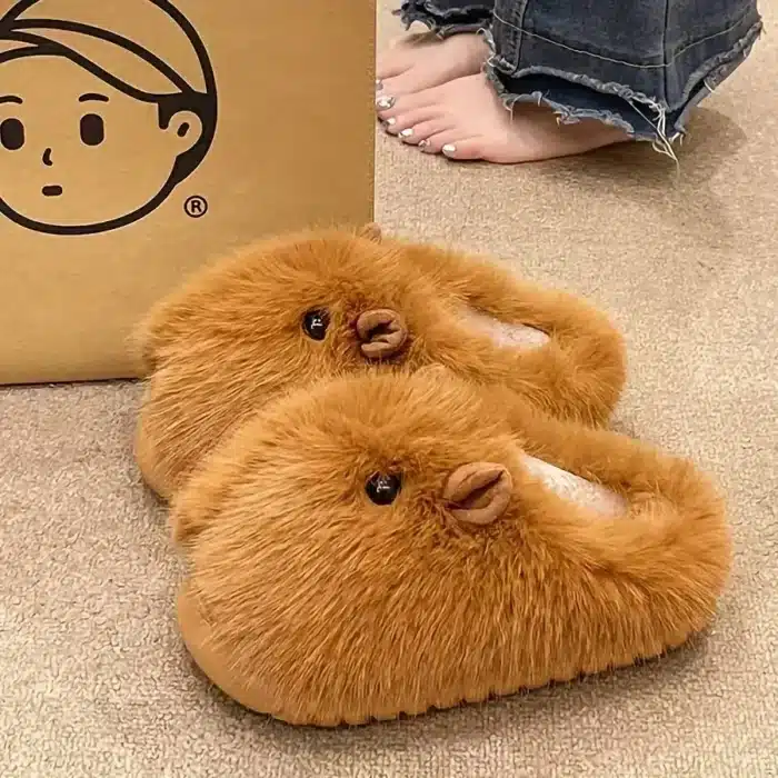 Pantoufle Capybara Polaire 4