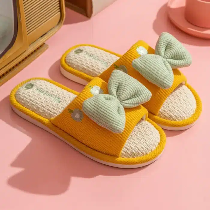 Chausson Lin Noeud Femme 6